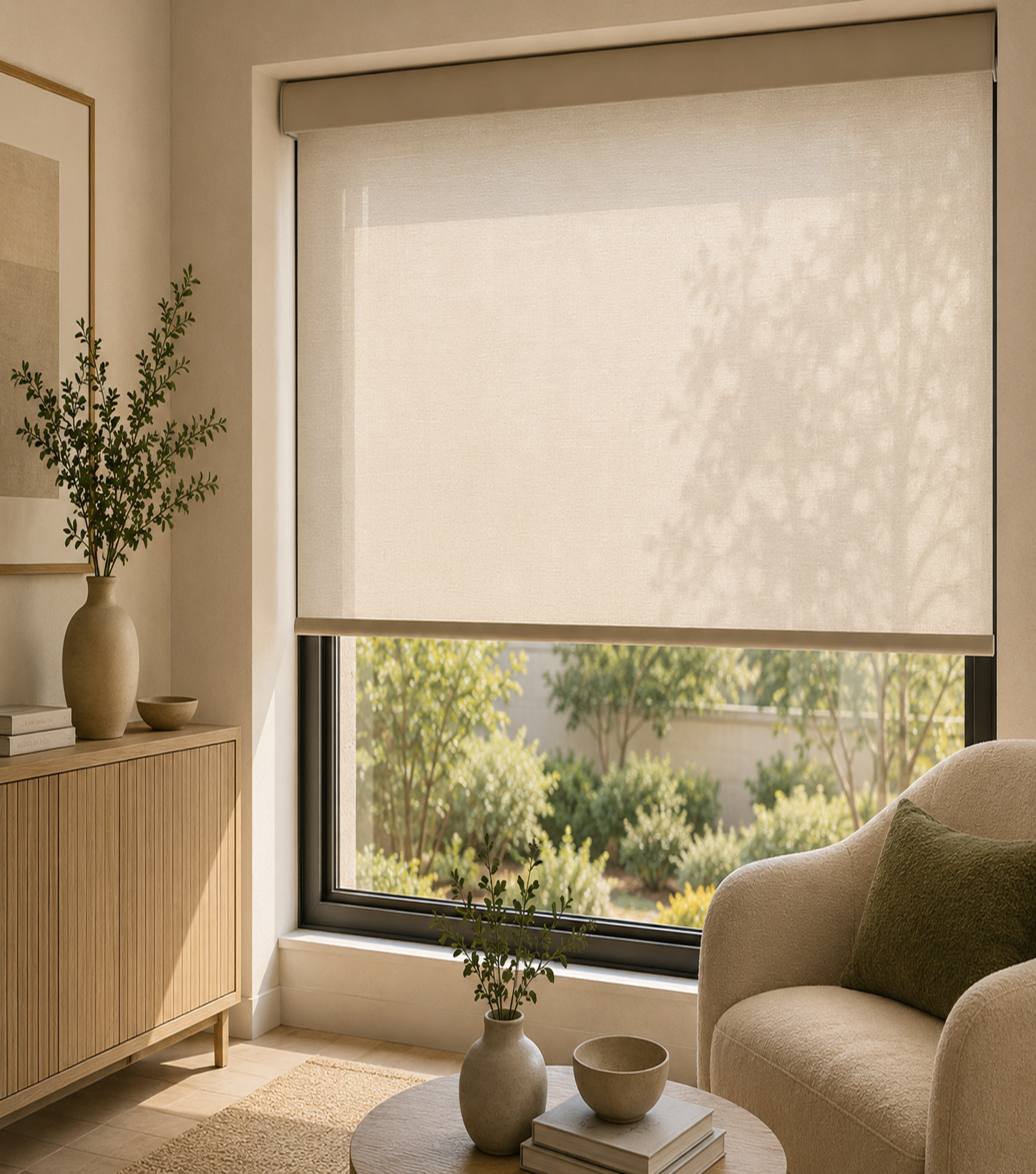 Roman shades